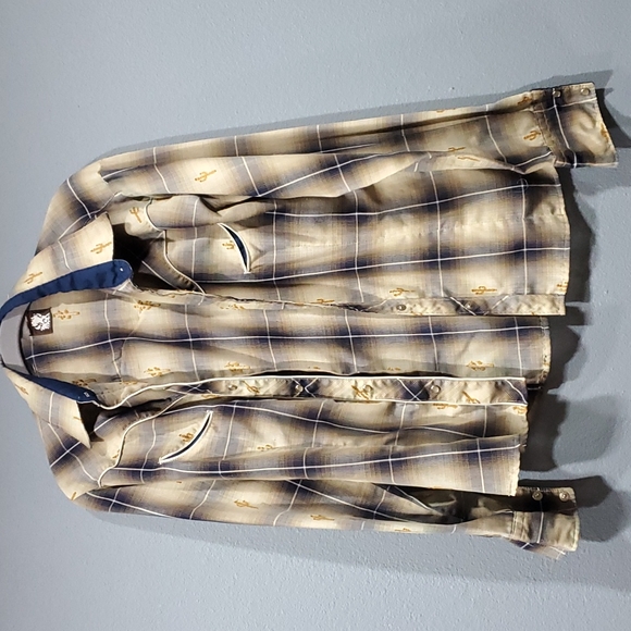 karman Tops - Cowgirl Plaid Shirt